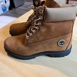 Timberland Brown Leather Ankle Boots